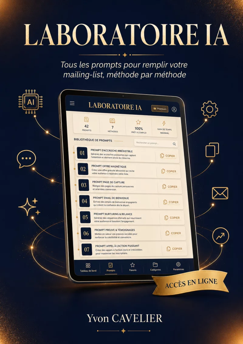 Le Laboratoire IA pour remplir sa mailing-list