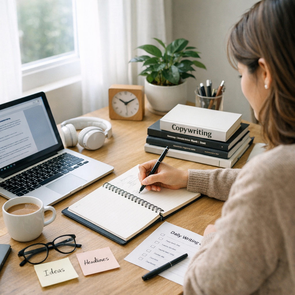 Apprendre le copywriting avec une routine qui fait progresser