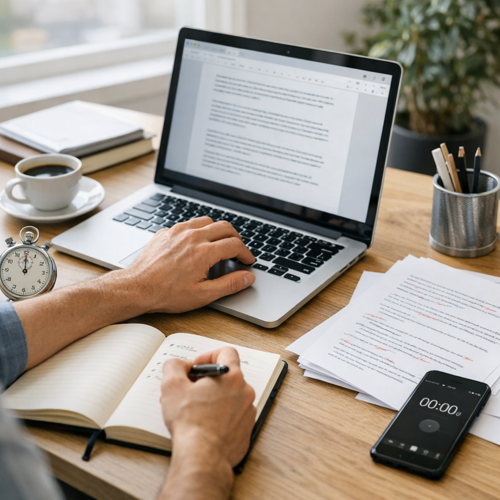 Astuces pour écrire plus vite sans perdre en qualité