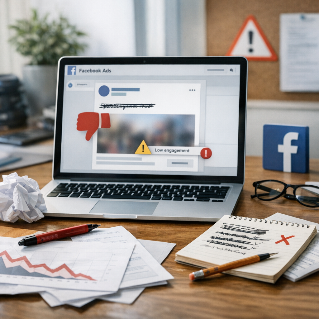 Les erreurs de copywriting qui plombent vos Facebook Ads