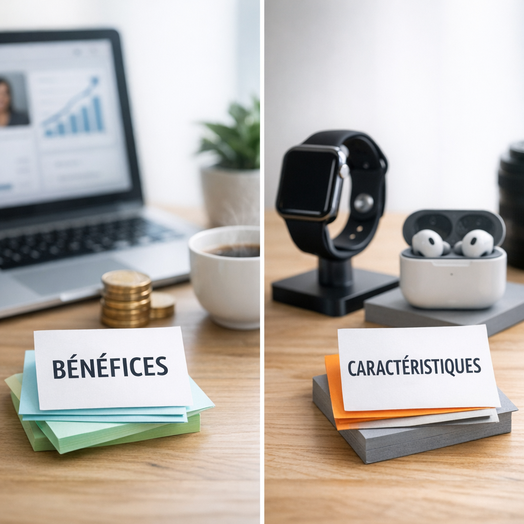 Bénéfices ou caractéristiques : la nuance qui fait toute la différence