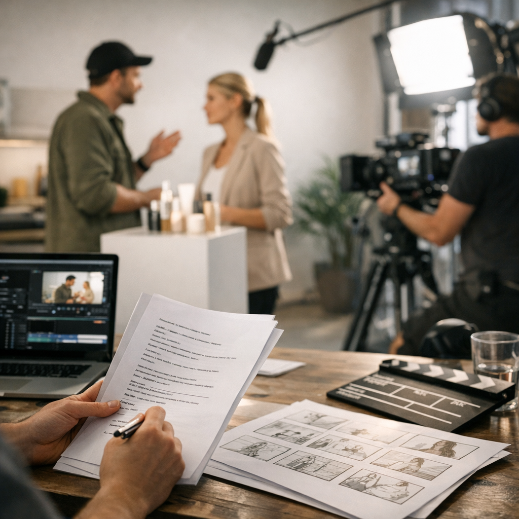 Du texte au tournage : comment préparer votre pub étape par étape