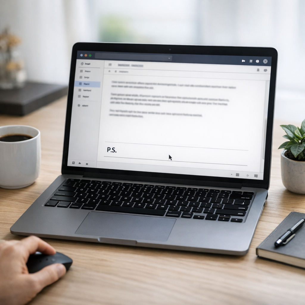 Le PS : l'endroit le plus lu de tout votre email